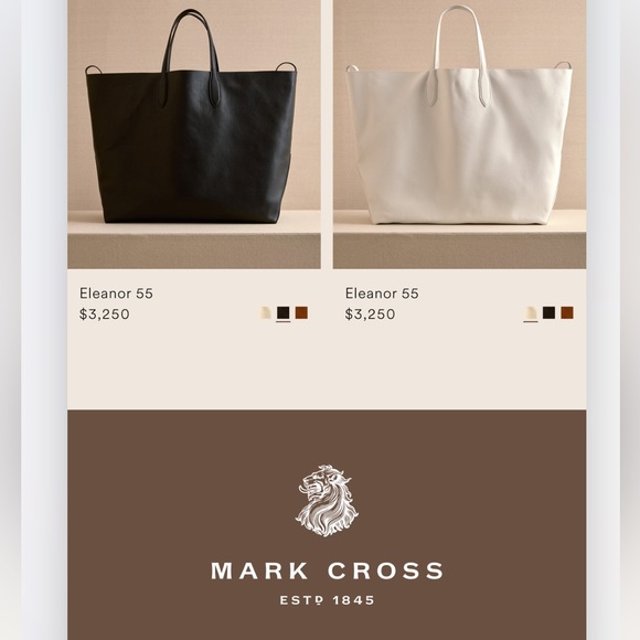 🖤RARE💕Mark Cross Mini tote with long strap - Picture 17 of 17